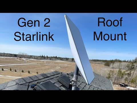 Gen 2 Starlink J mount roof install
