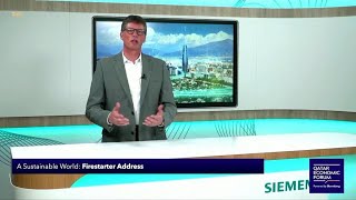 Siemens Smart Infrastructure CEO Addresses Qatar Economic Forum