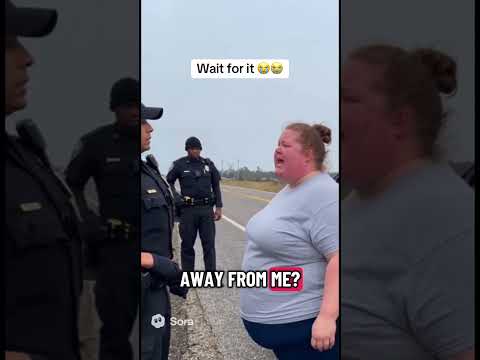 🚔Karen c’est destroyed by police officer🚔 #aishorts #funny #wtf #memes #karen #trending