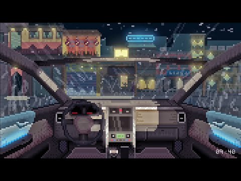 Parking Car in the Rain - Downpour Ambience - Relaxation - Sleep
