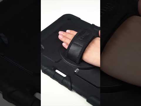 iPad Air 11-Inch (M3) 2025/ (M2) 2024 6th #tablet case#Hand & Shoulder Strap#360° Rotating Kickstand