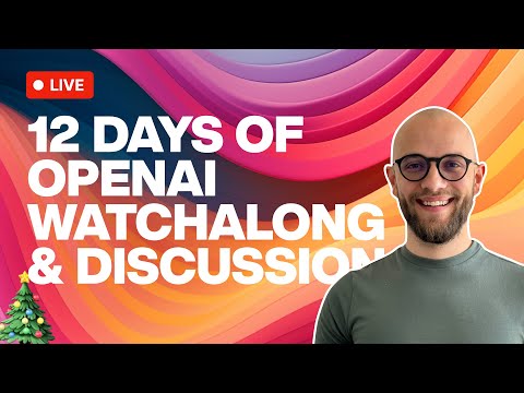 ChatGPT in Apple Intelligence - Day 5 of 12 Days of OpenAI - Livestream watchalong and discussion