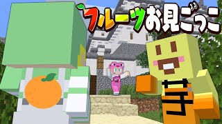 【マイクラ】見られたら負け!?フルーツお見ごっこ!!【AMPTAKxCOLORS】【アンプタック】