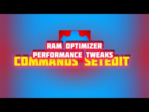Ram Optimizer Performance Tweaks 🚀 Setedit Codes | Android without root ⚙️