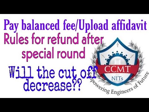 CCMT special round refund policy, De-reservation rule