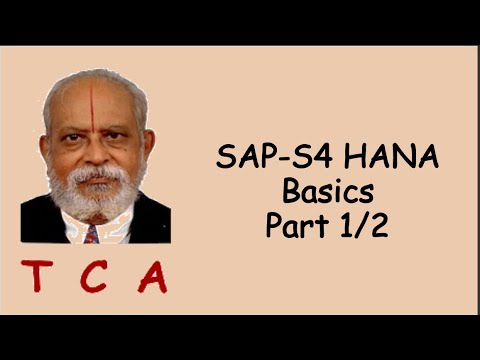 # 066 TCA on SAP S4 HANA Basics Part 1/2