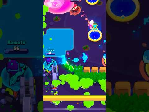 56 HP CLUTCH??? #brawlstars #clutch #shorts