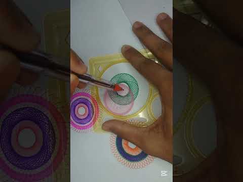Its soo easy to draw Spirograph 😱 #spirograph #art #shorts #uasvideoshort #drawntolife #pendrawing