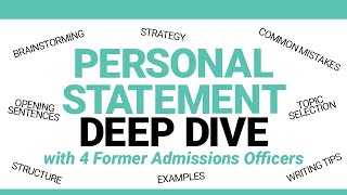 Law School Personal Statement Deep Dive: Advice from Former Admissions Officers