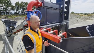 CSP-10 Washplant Walkthrough - showing how raw materials are washed into valuable sand and aggregate