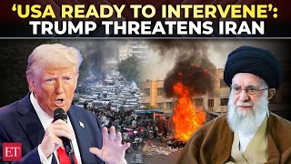 'Tehran regime on notice': Trump's dire warning to Iran amid violent protests, 'locked & loaded to…'