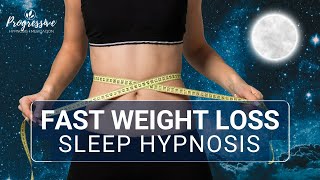 Sleep Hypnosis for Healthy & Permanent Weight Loss, Create the Healthy Habits with ease