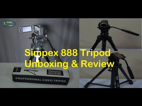 Simpex 888 Tripod --- Unboxing, Review and first impression