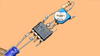 Awesome idea with 555 IC SimpleElectronics Projects..