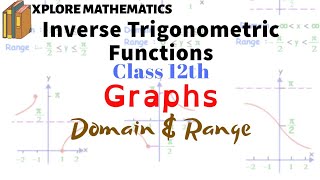 Graphs ITF - Inverse trigonometric functions - Domain & Range - Short cut - Class 12 -Avinash Sir