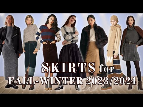 All you need to know about skirts for Fall-Winter 2023/2024 • Beautiful outfits