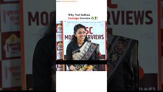 Why Not Indian Foreign Service 🥶🔥♻️👩‍✈️? Excellent Question | Upsc Interview