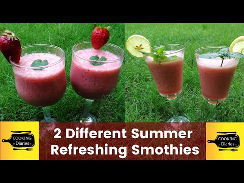 How to make refreshing Summer smoothies/Weight loss smoothies*Ramzan Smoothies recipe