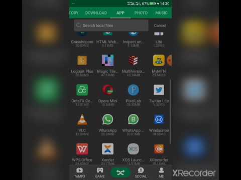 Change your XENDER language to Igbo or Hausa or Yoruba