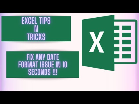 How to fix any date formatting issue in 10 seconds!!