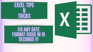 How to fix any date formatting issue in 10 seconds!!