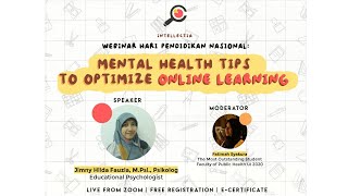 Webinar Intellectia #1:  Mental Health Tips to Optimize Online Learning