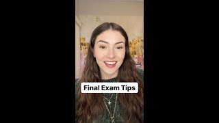 FINAL EXAM TIPS #shorts #studytips #collegestudent #collegeadvice #finalexams