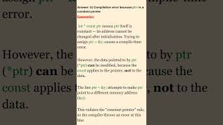 C Interview Question-Daily Series-9/ #shorts #cprogramming #ccoding #embedded #cinterviewquestions