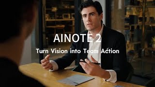 The Leader's AI Ally – AINOTE Turns Vision into Team Action