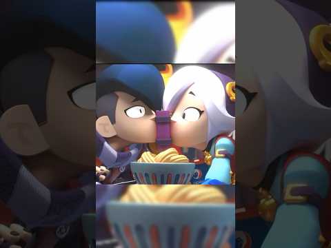 Edgar & Colette Finally Kissed 😍 Max 💀 #brawlstars #edgar #brawltheory #brawlstarsanimation