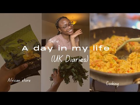 Vlog - Cooking Nigerian Food | Workout Routine | Shopping at an African Store | Living in UK