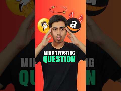 90% couldn't SOLVE this mind-twisting Amazon interview question (can you solve?)