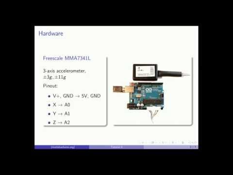 MATLAB Arduino Tutorial 4 - Filtering Noise out of 3-axis Accelerometer Data in Real-time