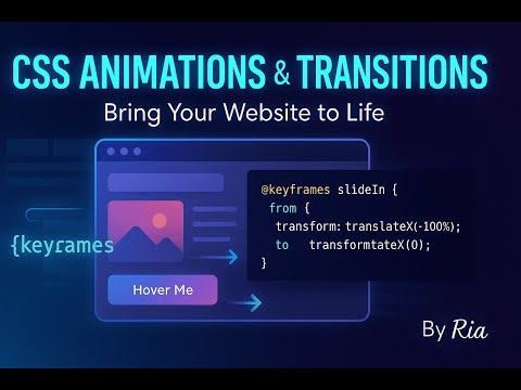 Mastering Transitions & Animations in CSS
