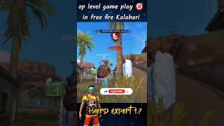 pop level gameplay 🎯 in free fire Kalahari.   #freefire #new #totalgaming #shorts #viral