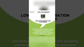 Low- code Integration Platforms ? #booststarexperts #lowcodeplatform #lowcode #facts #somethingnew