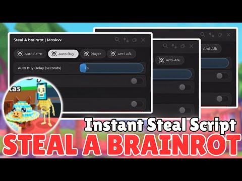 ⚡ STEAL A BRAINROT INSTANT STEAL SCRIPT (2025) | Auto Grab Items Instantly, Keyless & OP