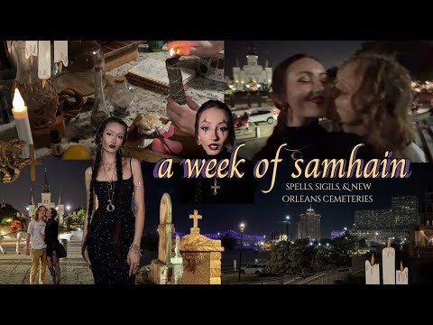 week of samhain ♱ spells, sigils, & new orleans cemeteries 