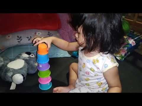 Baby Niana's first Stacking Cup