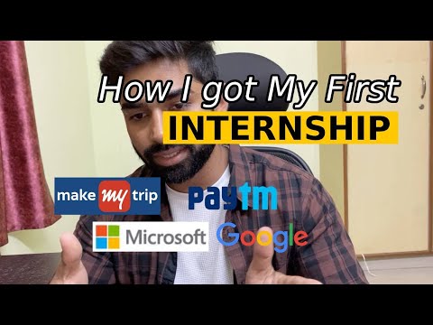 How I got My First Internship (Software Engineering)