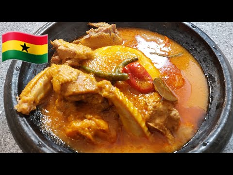 Chicken Light Soup with Fufu 🇬🇭