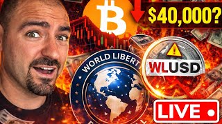 WLFI Stablecoin Attacked! (BREAKING CRYPTO NEWS!) Bitcoin Heads To $40,000 Next?