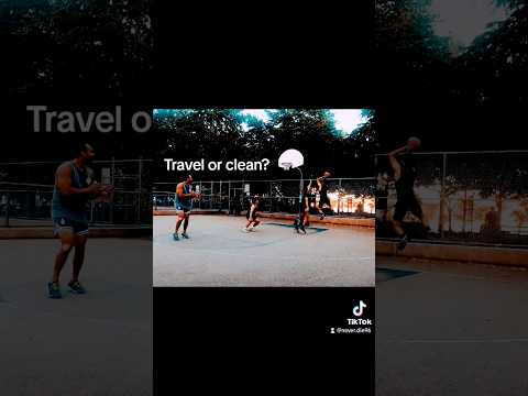 Travel or Clean? #basketball #hoops #nbastreetball #ballislife #hoopslife #kobebryant #and1