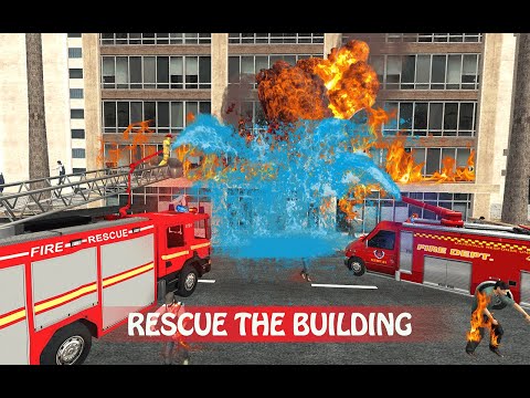 Emergency firefighter simulator: Fire engine game