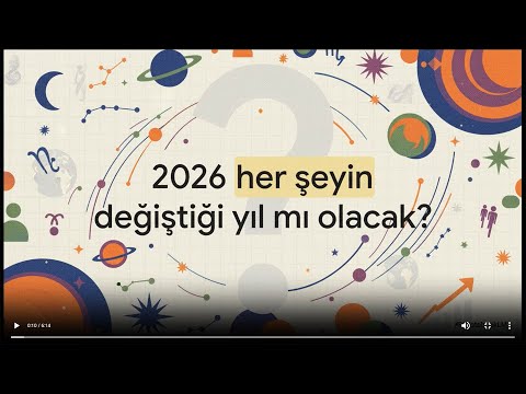 Yıldızlar 2026 yı Anlatıyor