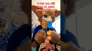 shh don't mention them #furry #cosplay #antizoo #antipedo #stoptherianandfurryhate #dinomask #fyp