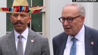 Trump reposts humiliating AI video of ‘clowns’ Chuck Schumer and Hakeem Jeffries
