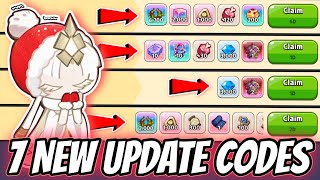 7 NEW UPDATE CODES 😱 Redeem Now in Cookie Run Kingdom