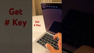 How to get # pound hash key on MacBook #mactips #macbook