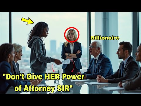 on't Give Her Power of Attorney, the Black Girl Said — and the Billionaire Stunned Before Signing